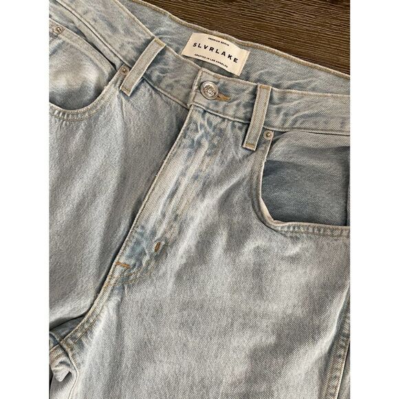 NEW SLVRLAKE + NET SUSTAIN Hero organic high-rise slim-leg jeans Sz 29 - Picture 4 of 4